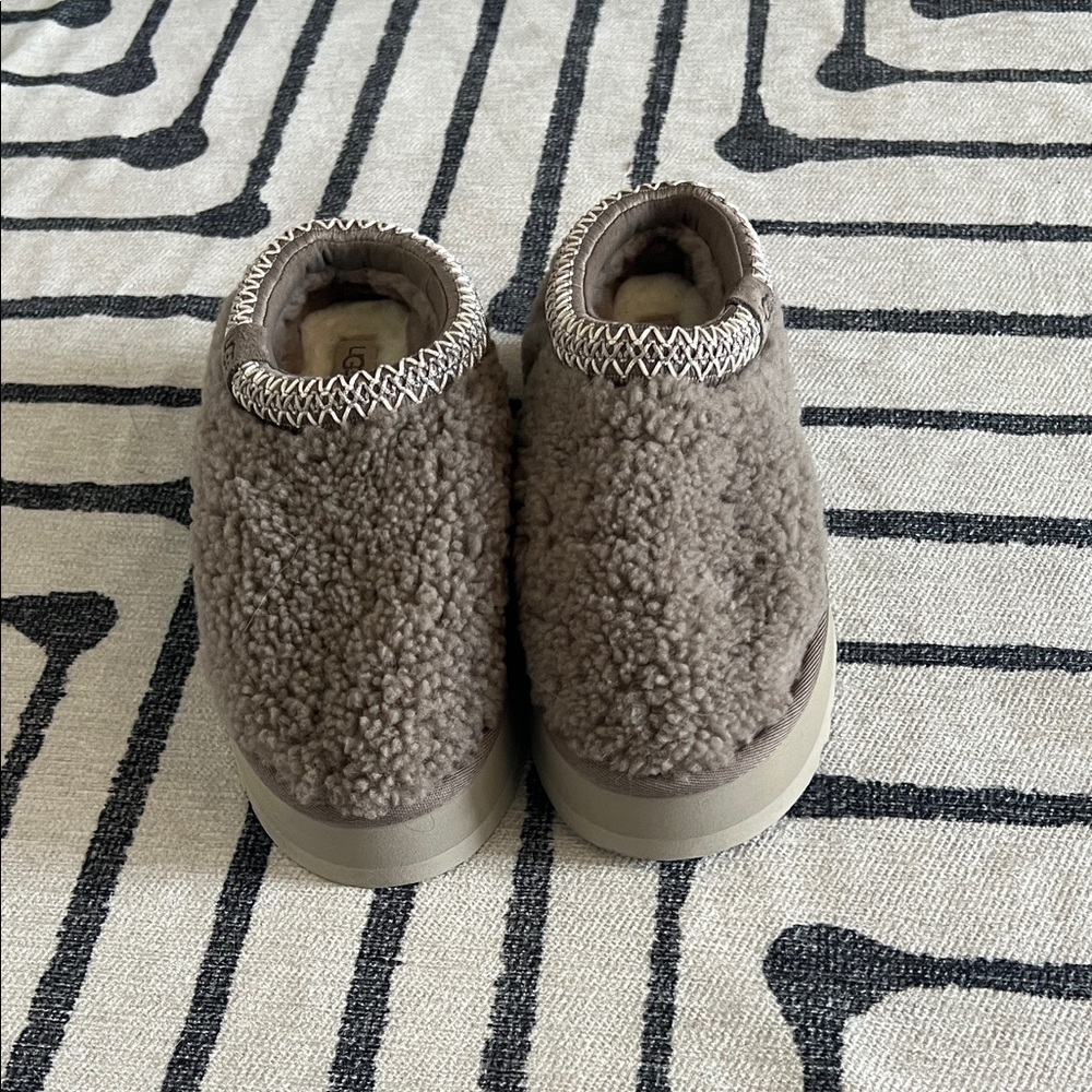 UGG Tan Shearling Slippers